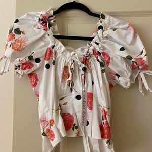 For love and lemons floral top